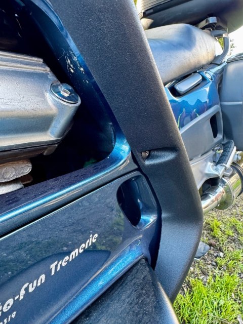 Deflektory Osłony na nogi Honda ST1100 Pan European - DRUK 3D - PETG-CF !