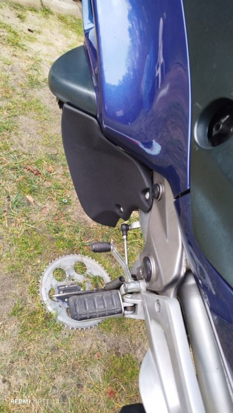 Deflektory na nogi Honda Deauville N650V -Osłony nóg - DRUK 3D - PETG-CF