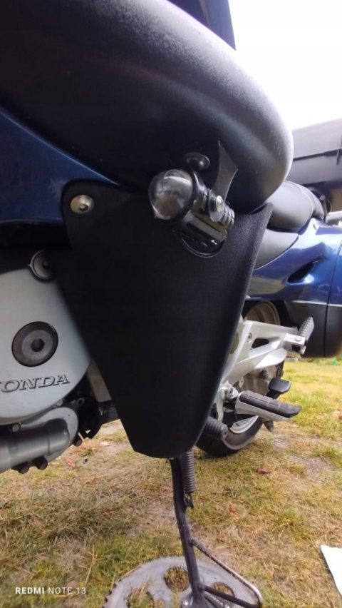 Deflektory na nogi Honda Deauville N650V -Osłony nóg - DRUK 3D - PETG-CF