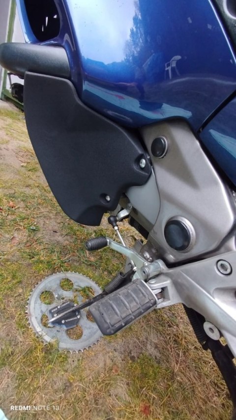 Deflektory na nogi Honda Deauville N650V -Osłony nóg - DRUK 3D - PETG-CF