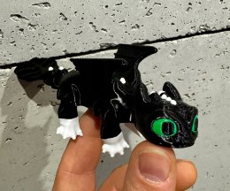 FLEXI Nocny Blask Night Light Toothless Jak wytresować Smoka -DRUK 3D-kolor