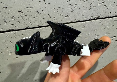 FLEXI Nocny Blask Night Light Toothless Jak wytresować Smoka -DRUK 3D-kolor