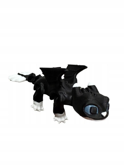 FLEXI Nocny Blask Night Light Toothless Jak wytresować Smoka -DRUK 3D-kolor
