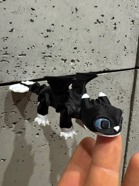 FLEXI Nocny Blask Night Light Toothless Jak wytresować Smoka -DRUK 3D-kolor