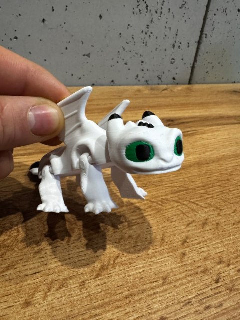 FLEXI Nocny Blask Night Light Toothless Jak wytresować Smoka -DRUK 3D-kolor