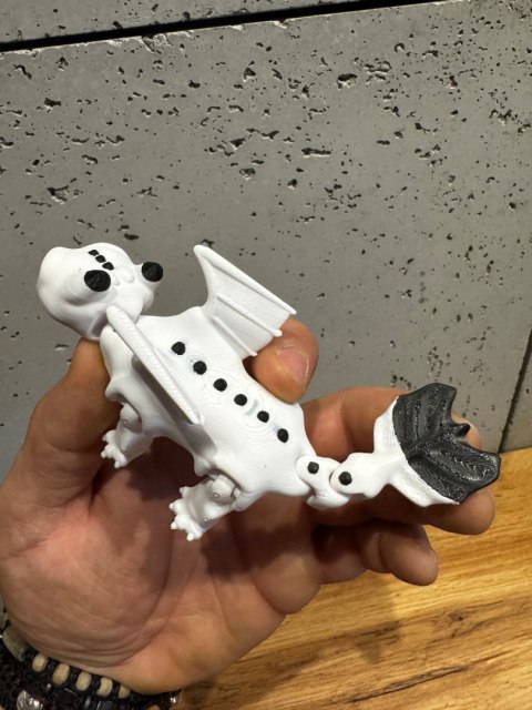 FLEXI Nocny Blask Night Light Toothless Jak wytresować Smoka -DRUK 3D-kolor