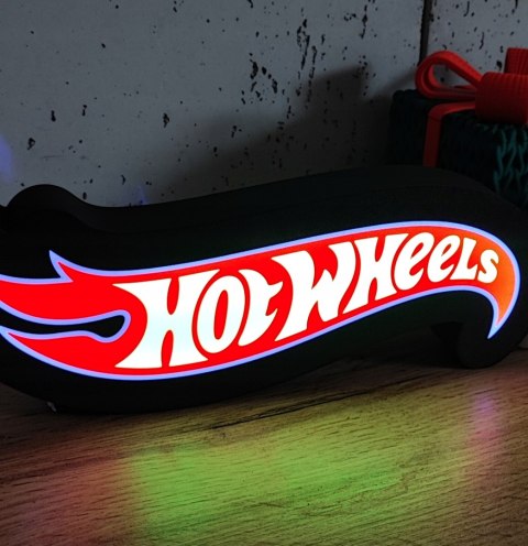Lampka LED Nocna na biurko HOT WHEELS na prezent