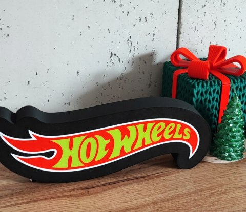 Lampka LED Nocna na biurko HOT WHEELS na prezent