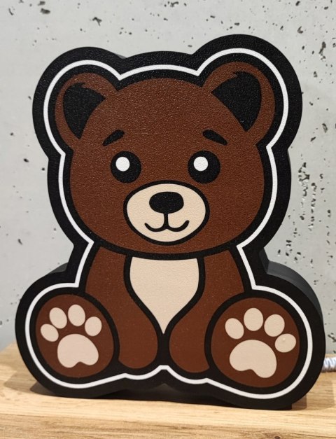 Lampka LED RGB Nocna na biurko Miś TEDDY na prezent