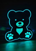 Lampka LED RGB Nocna na biurko Miś TEDDY na prezent