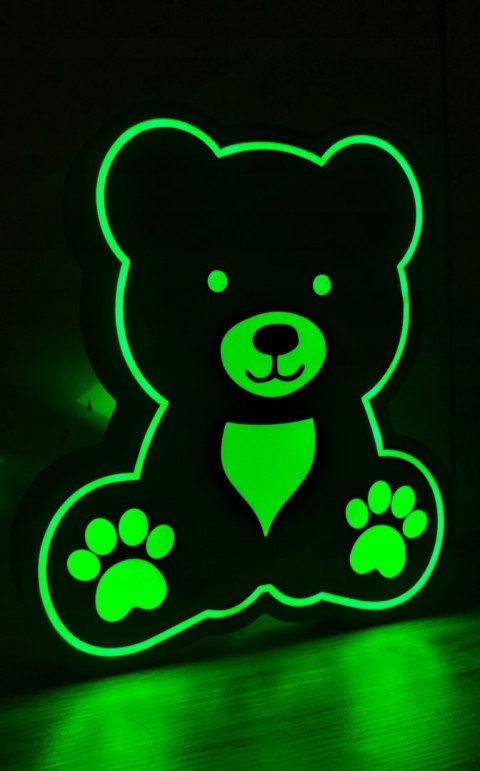 Lampka LED RGB Nocna na biurko Miś TEDDY na prezent