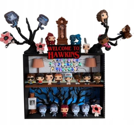 Półka kolekcjonerska LED STRANGER THINGS na figurki Kinder Joy Funko Pop