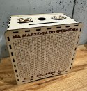 Skarbonka na prezent Cel 5000 zł ! NA MARZENIA DO SPEŁNIENIA sklejka