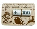 Świąteczny bon podarunkowy na pieniądze - prezent Boże Narodzenie