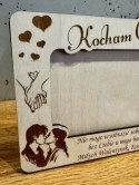 Walentynki Ramka na zdjęcie 15x10 cm NA PREZENT Dla Walentynki/Walentego