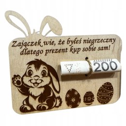 Wielkanocny bon podarunkowy na pieniądze - prezent Wielkanoc