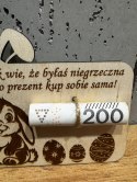 Wielkanocny bon podarunkowy na pieniądze - prezent Wielkanoc