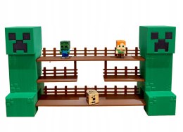 Półka Kolekcjonerska Duża MINECRAFT Ekspozytor Figurki Kinder Joy