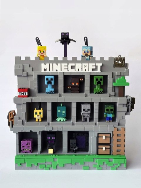 Półka Kolekcjonerska MINECRAFT Ekspozytor Figurki Kinder Joy