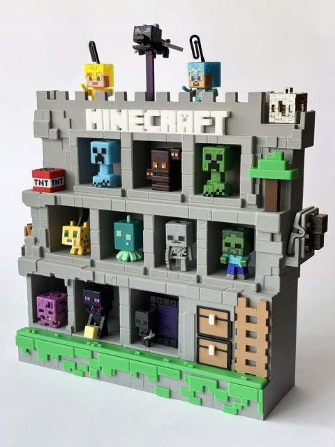 Półka Kolekcjonerska MINECRAFT Ekspozytor Figurki Kinder Joy