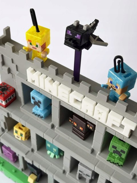 Półka Kolekcjonerska MINECRAFT Ekspozytor Figurki Kinder Joy