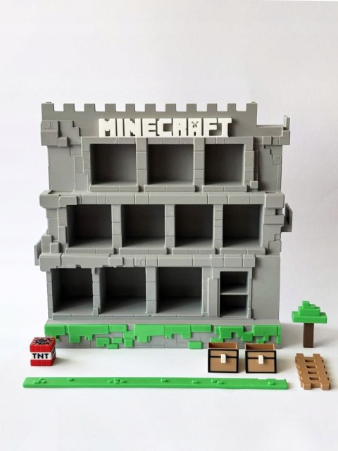 Półka Kolekcjonerska MINECRAFT Ekspozytor Figurki Kinder Joy