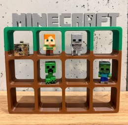 Półka Kolekcjonerska Mała MINECRAFT Ekspozytor Figurki Kinder Joy