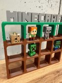 Półka Kolekcjonerska Mała MINECRAFT Ekspozytor Figurki Kinder Joy