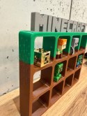 Półka Kolekcjonerska Mała MINECRAFT Ekspozytor Figurki Kinder Joy