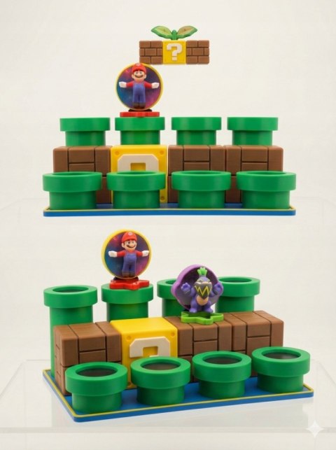 Półka kolekcjonerska Super Mario na figurki Mc Donalds MARIO MC